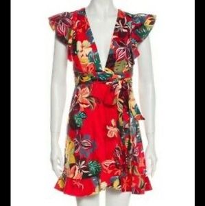 NWT Alexis Floral Wrap Dress